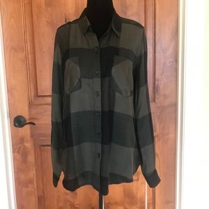 Lucky Brand Flannel Plaid Shirt